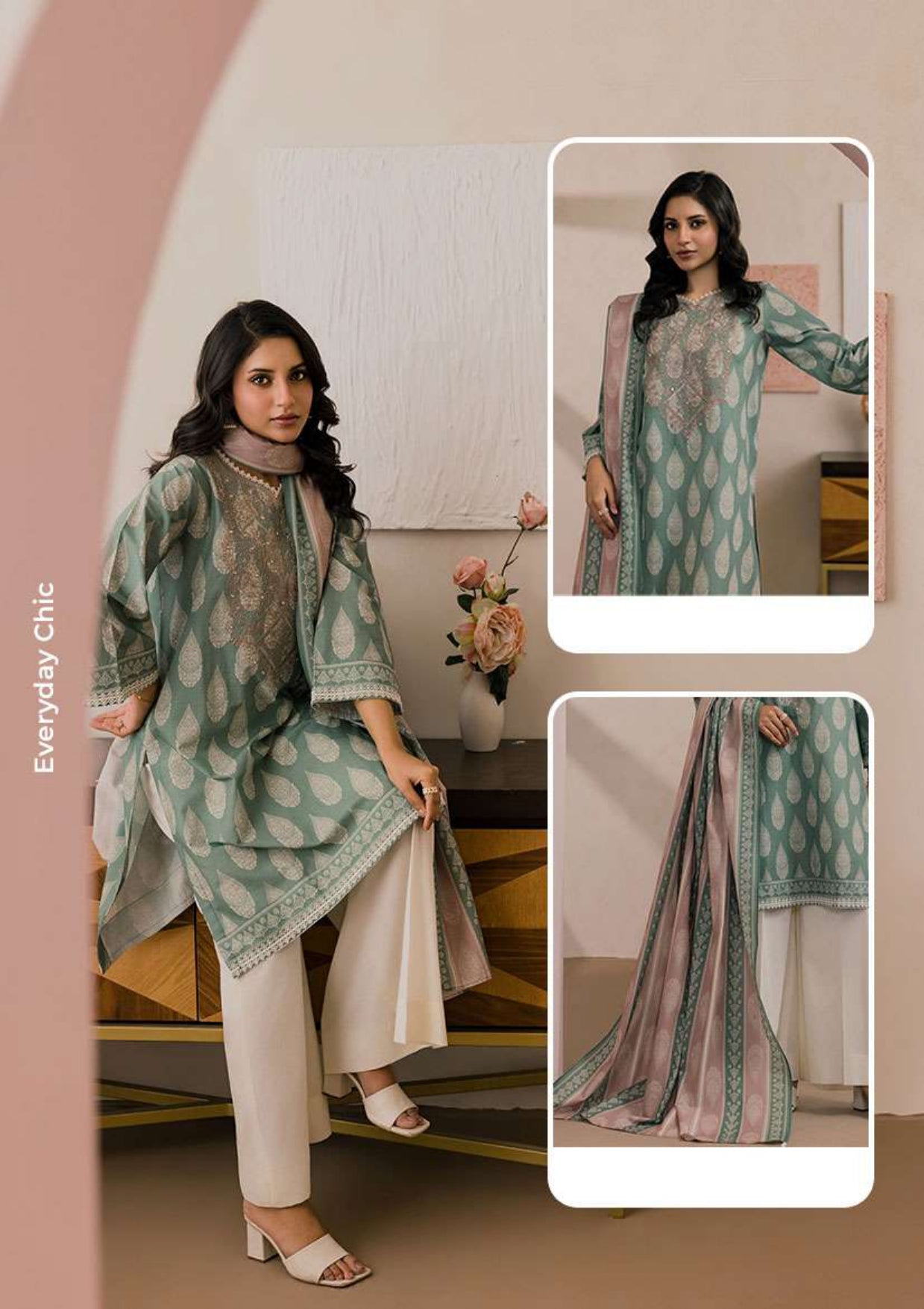 Zullbery | Unstitched Digital Printed Embroidered 2 Piece Lawn Collection