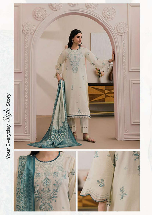 Zullbery | Unstitched Dyed Embroidered 2 Piece Lawn Collection
