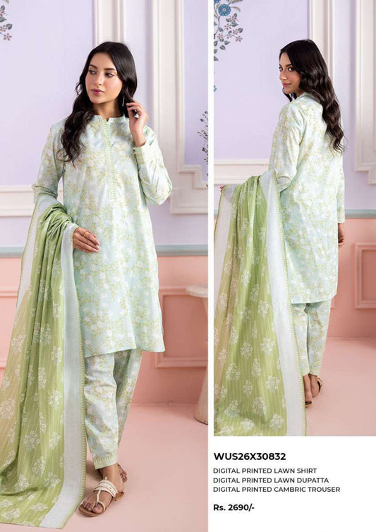 Zullbery | Unstitched Digital Printed 3 Piece Lawn Collection