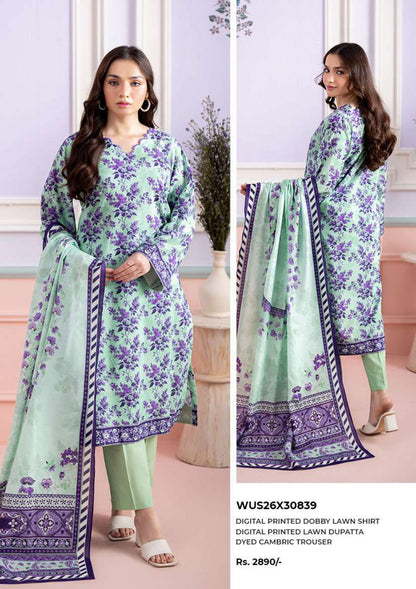 Zullbery | Unstitched Printed 3 Piece Lawn Collection