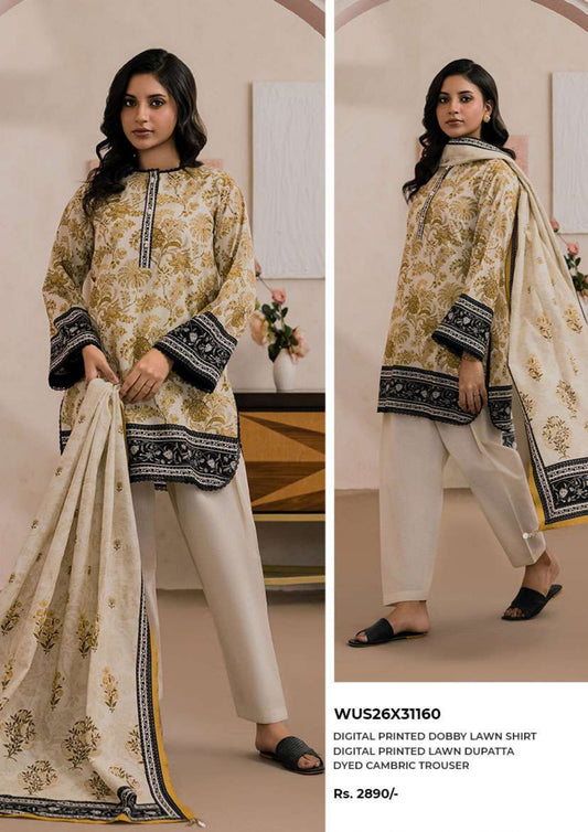 Zullbery | Unstitched Printed 3 Piece Lawn Collection