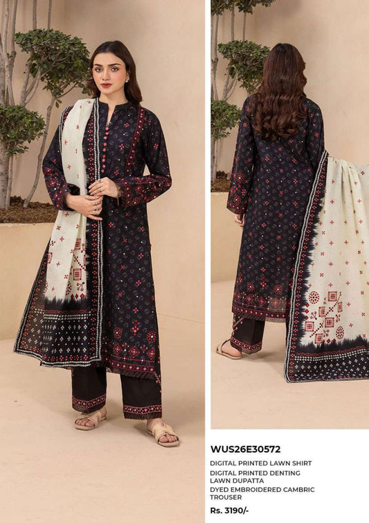 Zullbery Unstitched Digital Printed 3 Piece Lawn Collection