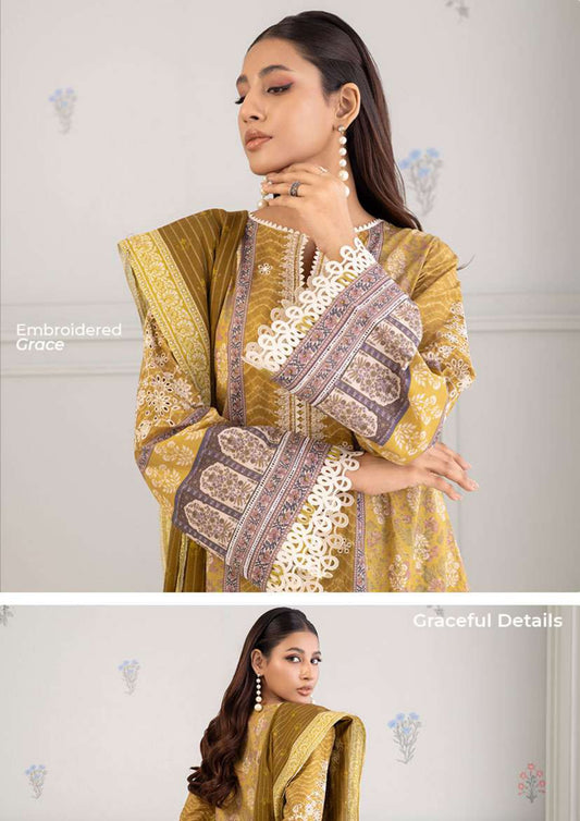 Zullbery | Unstitched Digital Printed 3 Piece Lawn Collection