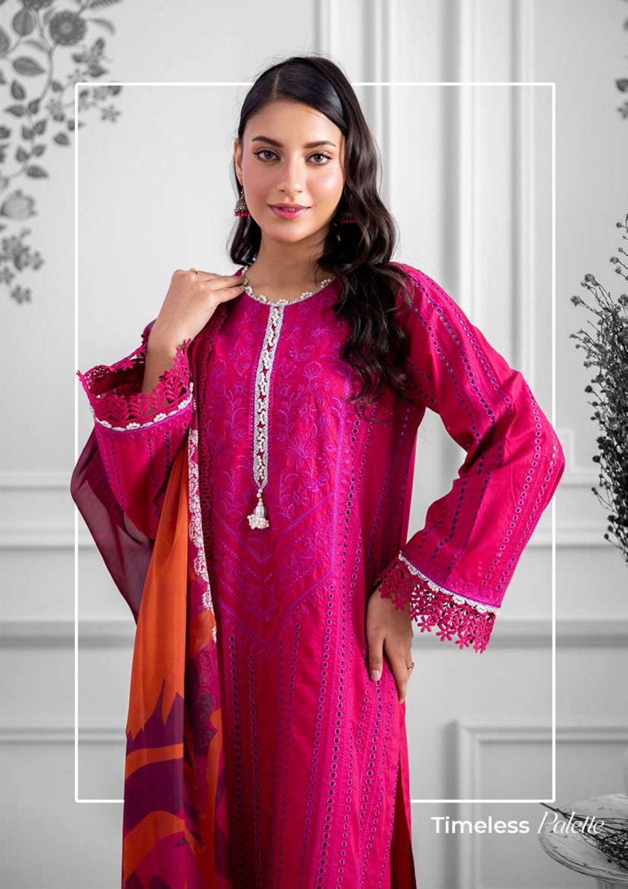 Zullbery | Unstitched Digital Embroidered 3 Piece Lawn Collection