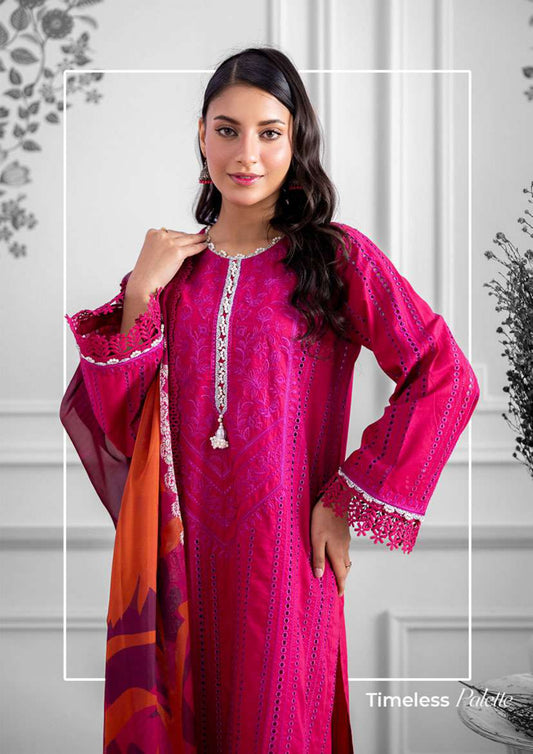 Zullbery | Unstitched Digital Embroidered 3 Piece Lawn Collection