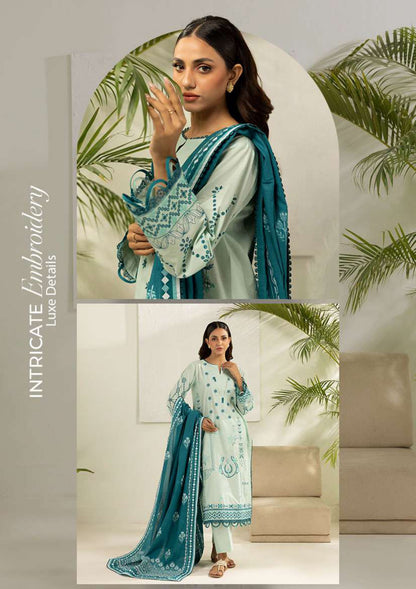 Zullbery | Unstitched Dyed Embroidered 3 Piece Lawn Collection
