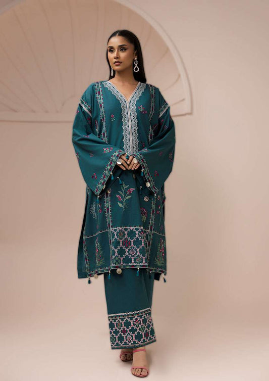 Zullbery Unstitched Dyed Embroidered 2 Piece Lawn Collection