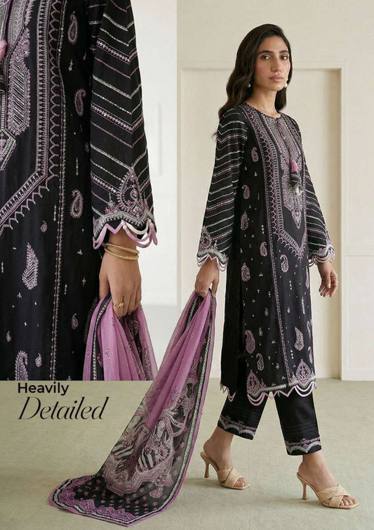 Zullbery | Unstitched Dyed Embroidered 3 Piece Lawn Collection