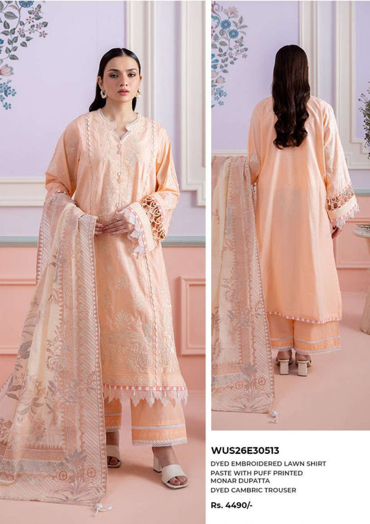 Zullbery | Unstitched Dyed Embroidered 3 Piece Lawn Collection