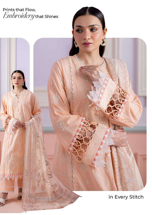 Zullbery | Unstitched Dyed Embroidered 3 Piece Lawn Collection