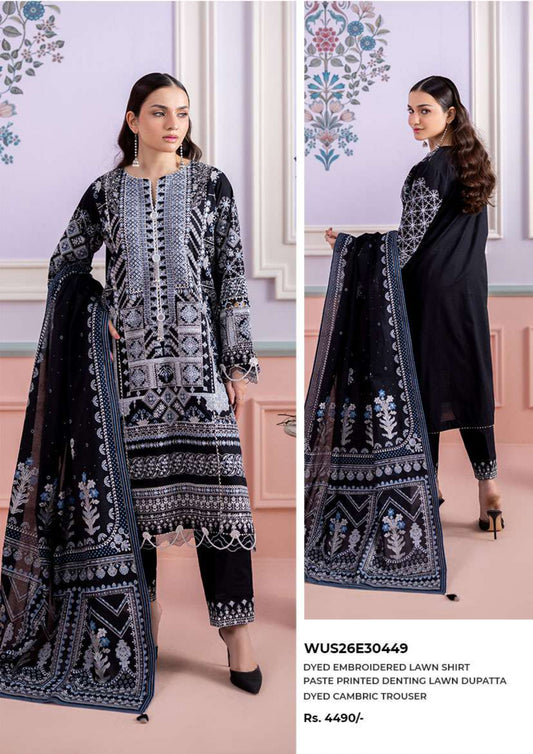 Zullbery | Unstitched Dyed Embroidered 3 Piece Lawn Collection