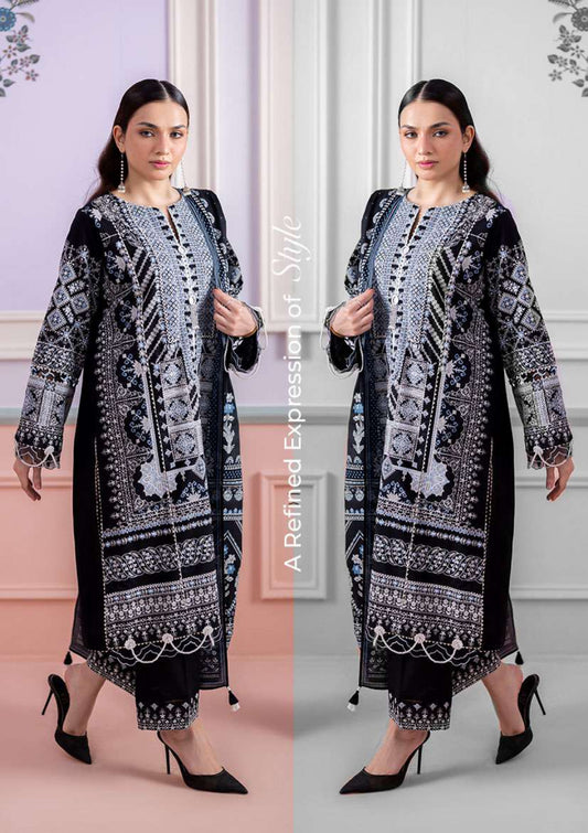 Zullbery | Unstitched Dyed Embroidered 3 Piece Lawn Collection