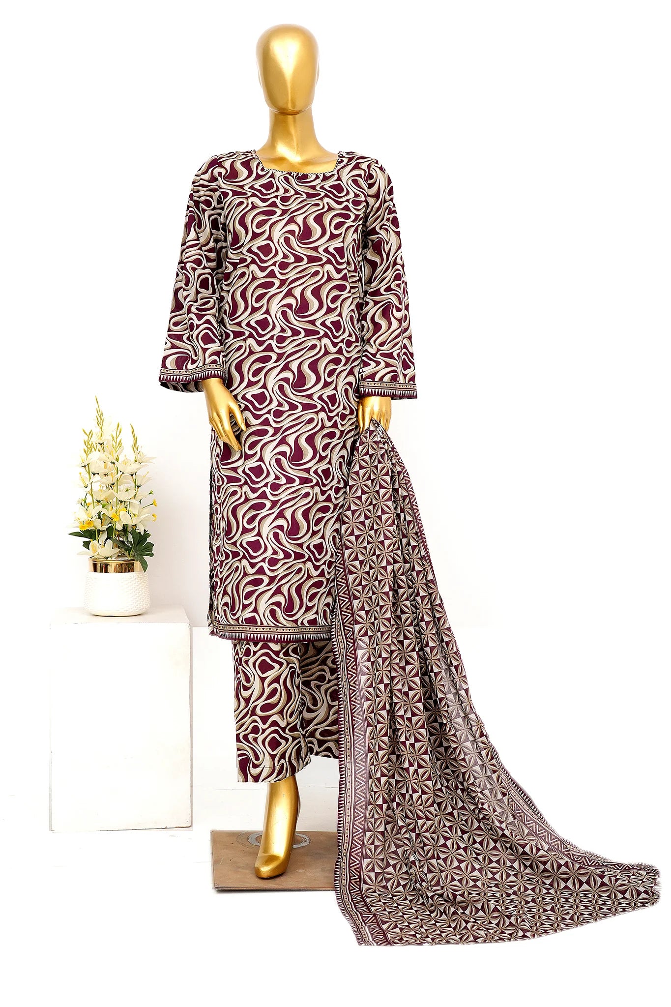 BIN SAEED | Stitched 3 Piece Printed Lawn Collection