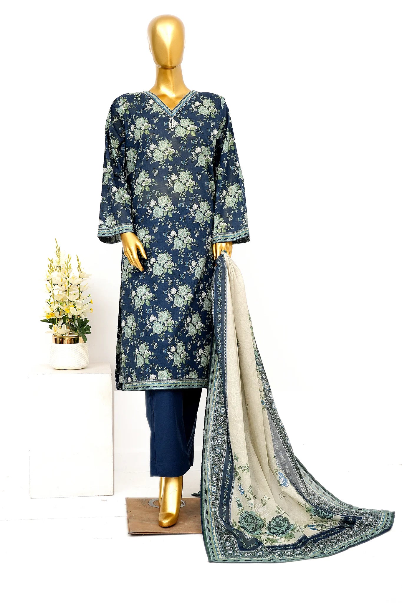 BIN SAEED | Stitched 3 Piece Printed Lawn Collection