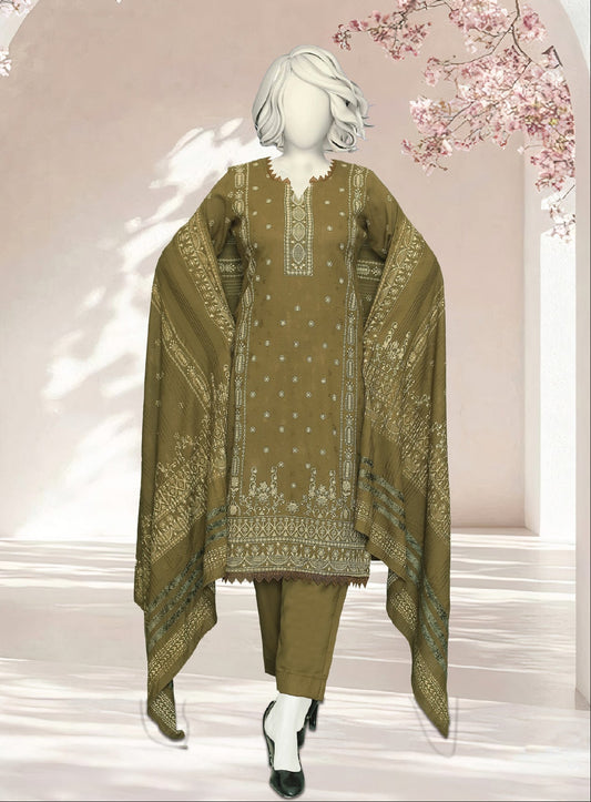 Mahnoor by ABC Fabric | Unstitch 3 Pc Printed Fabric Collection