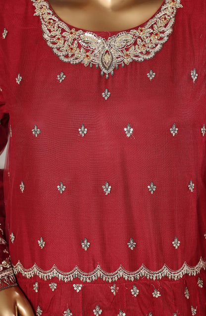 Sada Bahar | Mahpara Embroidered Net Stitched 3 Pc Collection