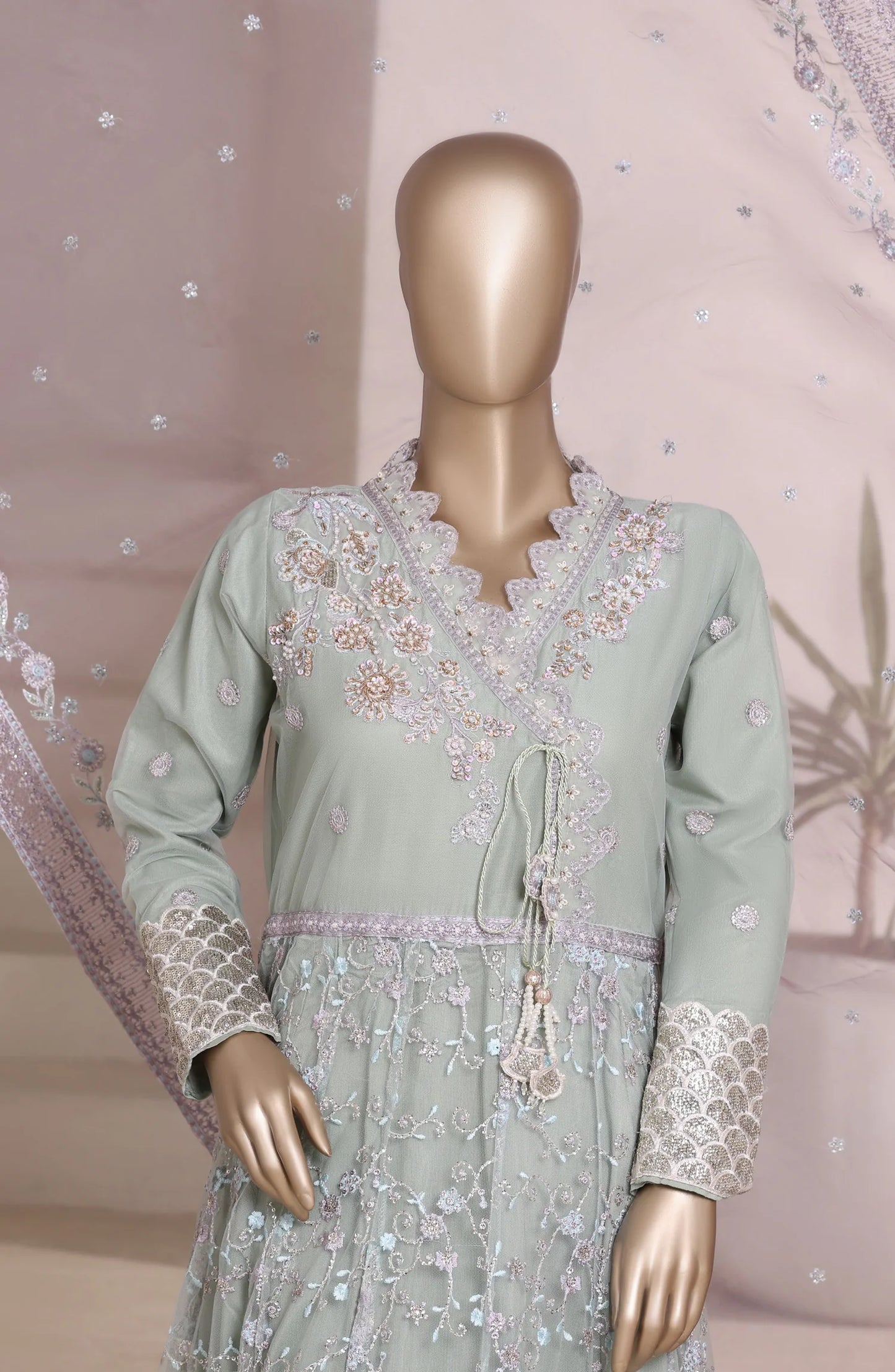 Mahpara by Sadabahar | Embroidered Net Stitched 3 Pc Suit Collection