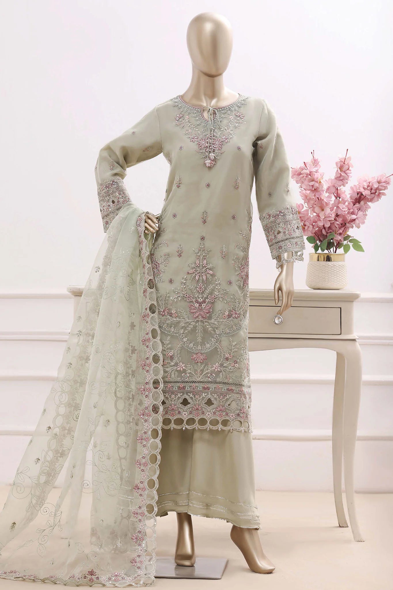 Mahpara By Sada Bahar | Stitch 3 Pc Festive Formal Collection with Farshi Shalwar