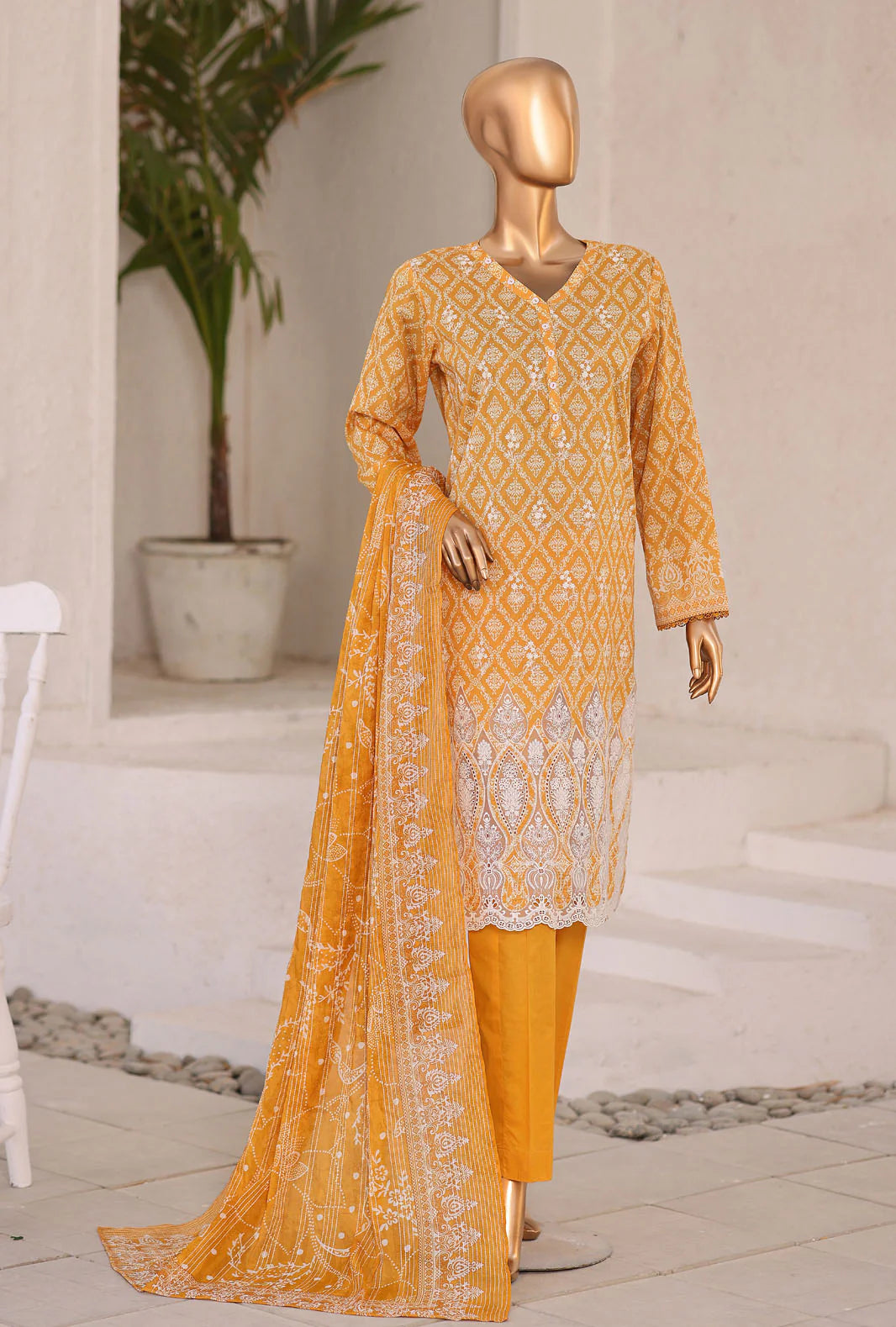Nakshkari by HZ | Unstitch 3 Pc Embroidered Lawn Collection