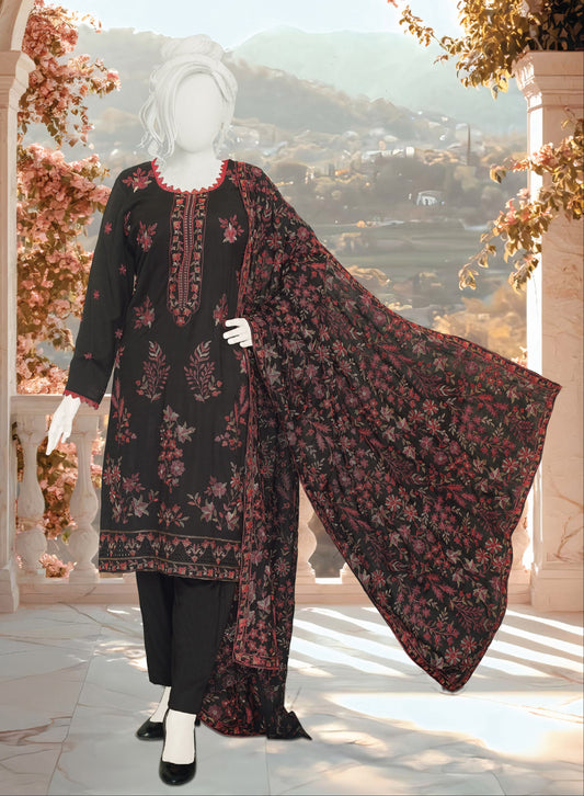 ABC Fabrics by Parisa – Embroidered Winter Slub Collection | Luxury Unstitched Winter Suits for Women