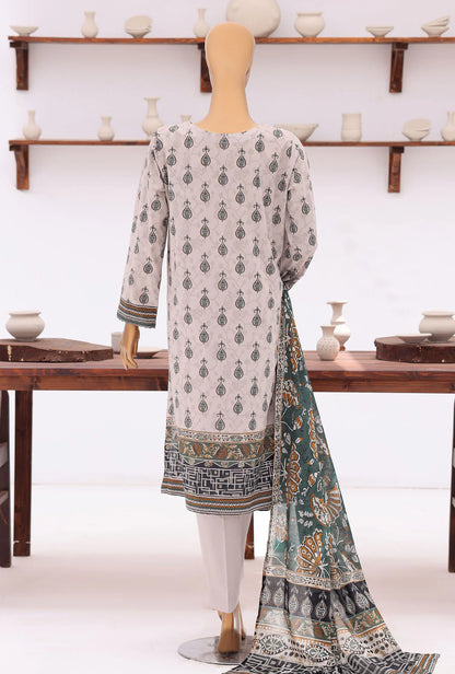 HZ | Platinum Jaipuri Unstitched 3 Piece Digital Printed Lawn