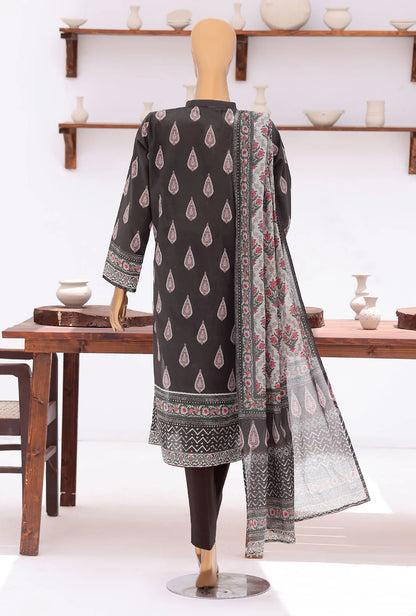 HZ | Platinum Jaipuri Unstitched 3 Piece Digital Printed Lawn