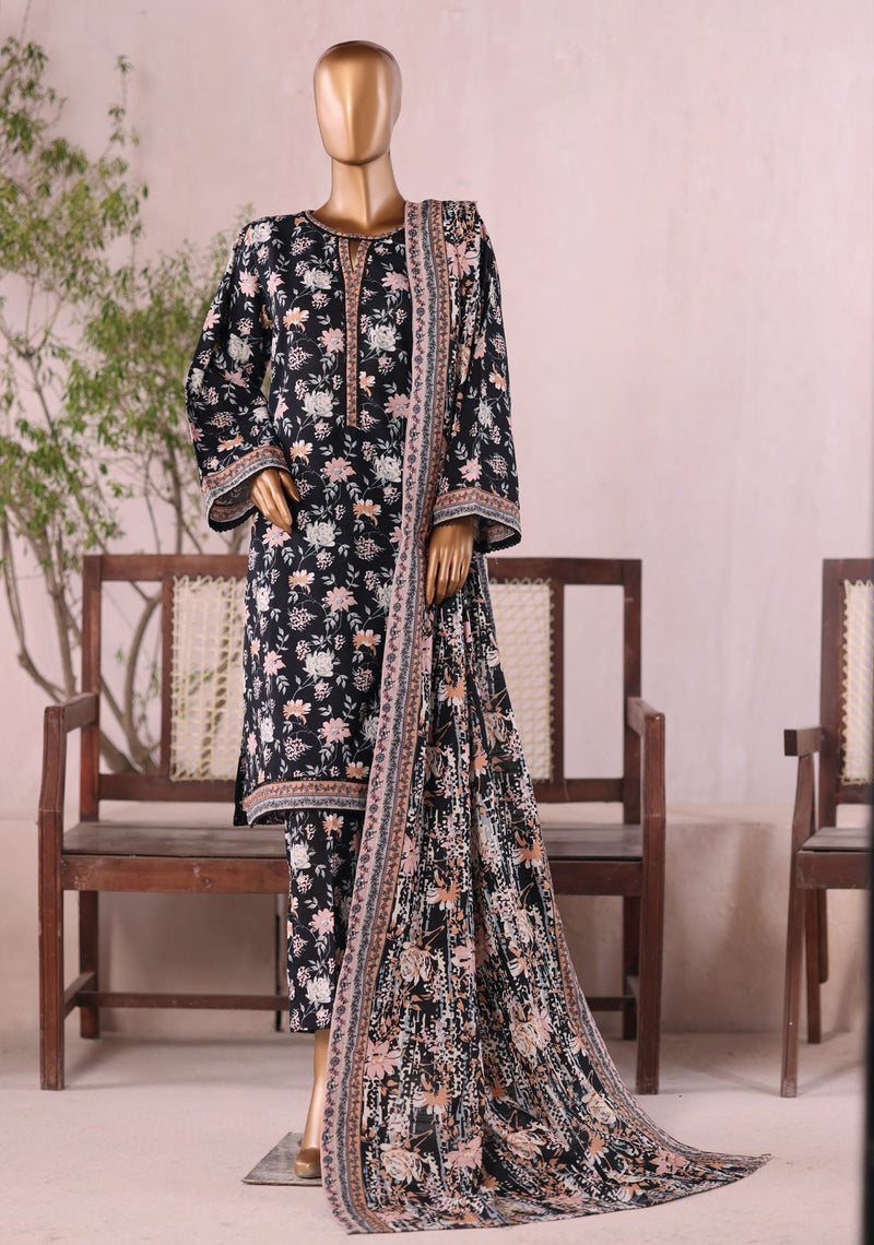 Bin Saeed | Stitched 3pc Printed Khaddar Collection