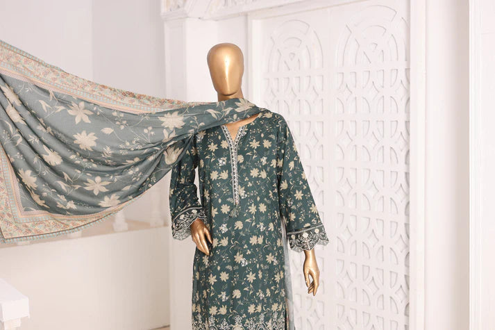 SUNTEX | Stitched 3 Piece Embroidered Lawn Mother Collection