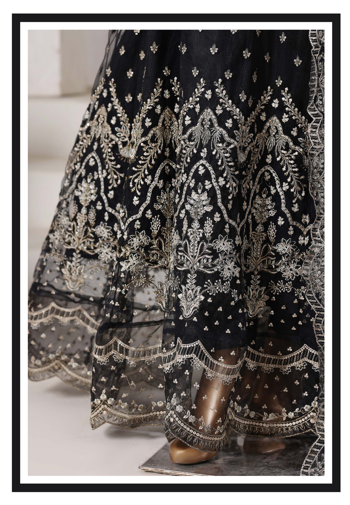 Sada Bahar | Mahpara Embroidered Net Stitched 3 Pc Collection