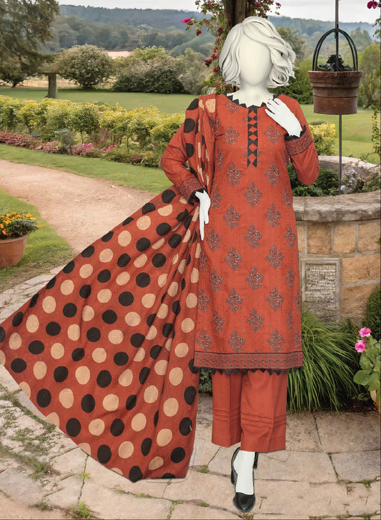 Silsilay By ABC | Unstitched 3 Pc Embroidered Winter Collection