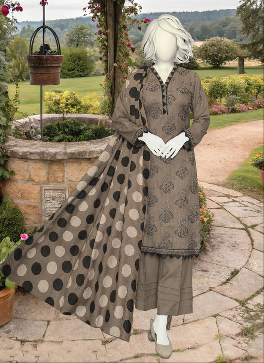 Silsilay By ABC | Unstitched 3 Pc Embroidered Winter Collection