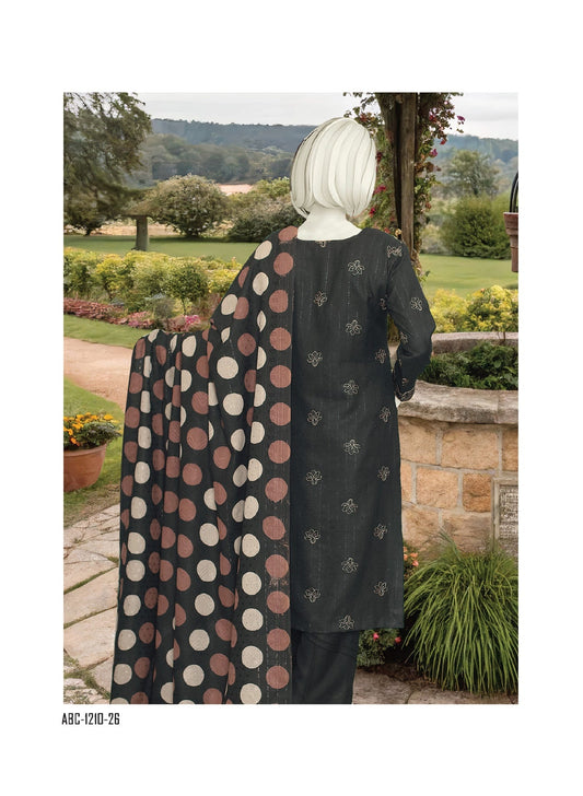 Silsilay By ABC | Unstitched 3 Pc Embroidered Winter Collection