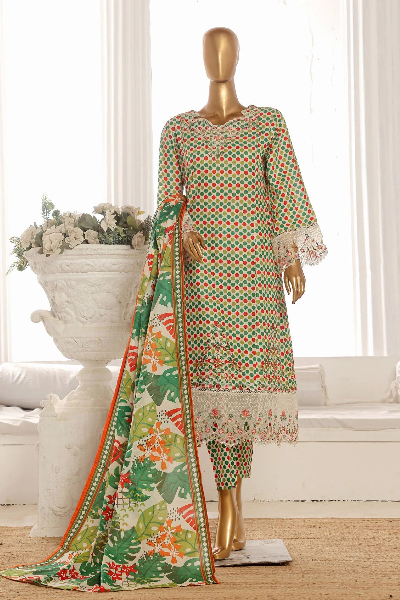 Bin Saeed | Stitch 3 PC Embroidered Lawn Frock Collection