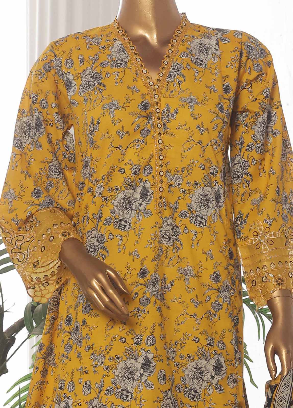 Bin Saeed | Stitch 3 PC Embroidered Lawn Frock Collection