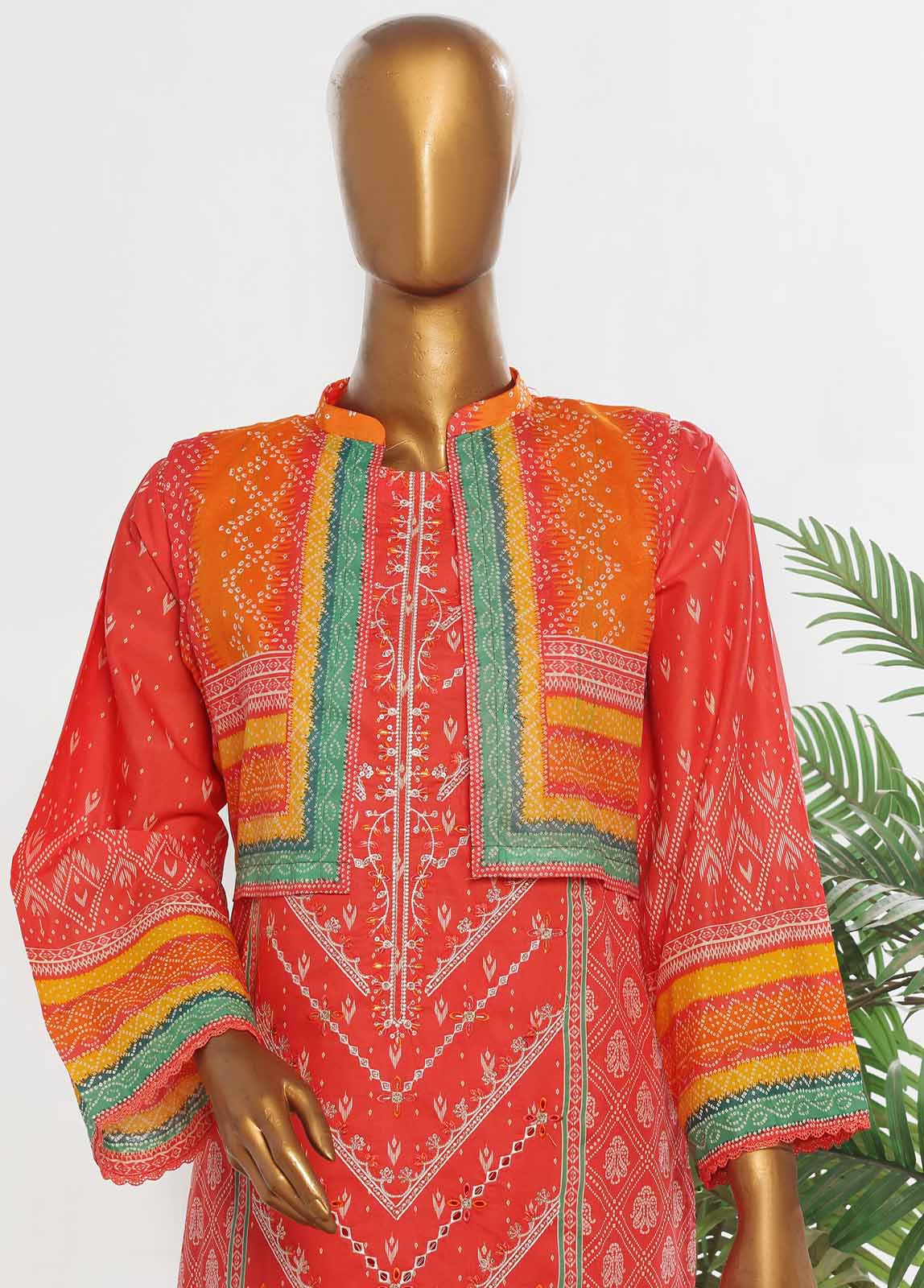 Bin Saeed | Stitch 2 Pc Embroidered Lawn with Gown Collection