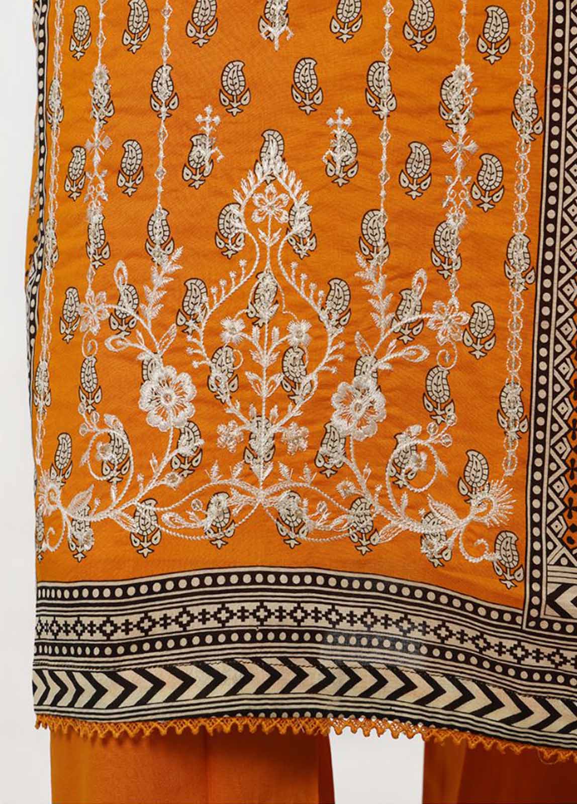 Bin Saeed | Stitch 2 Pc Embroidered Lawn with Gown Collection