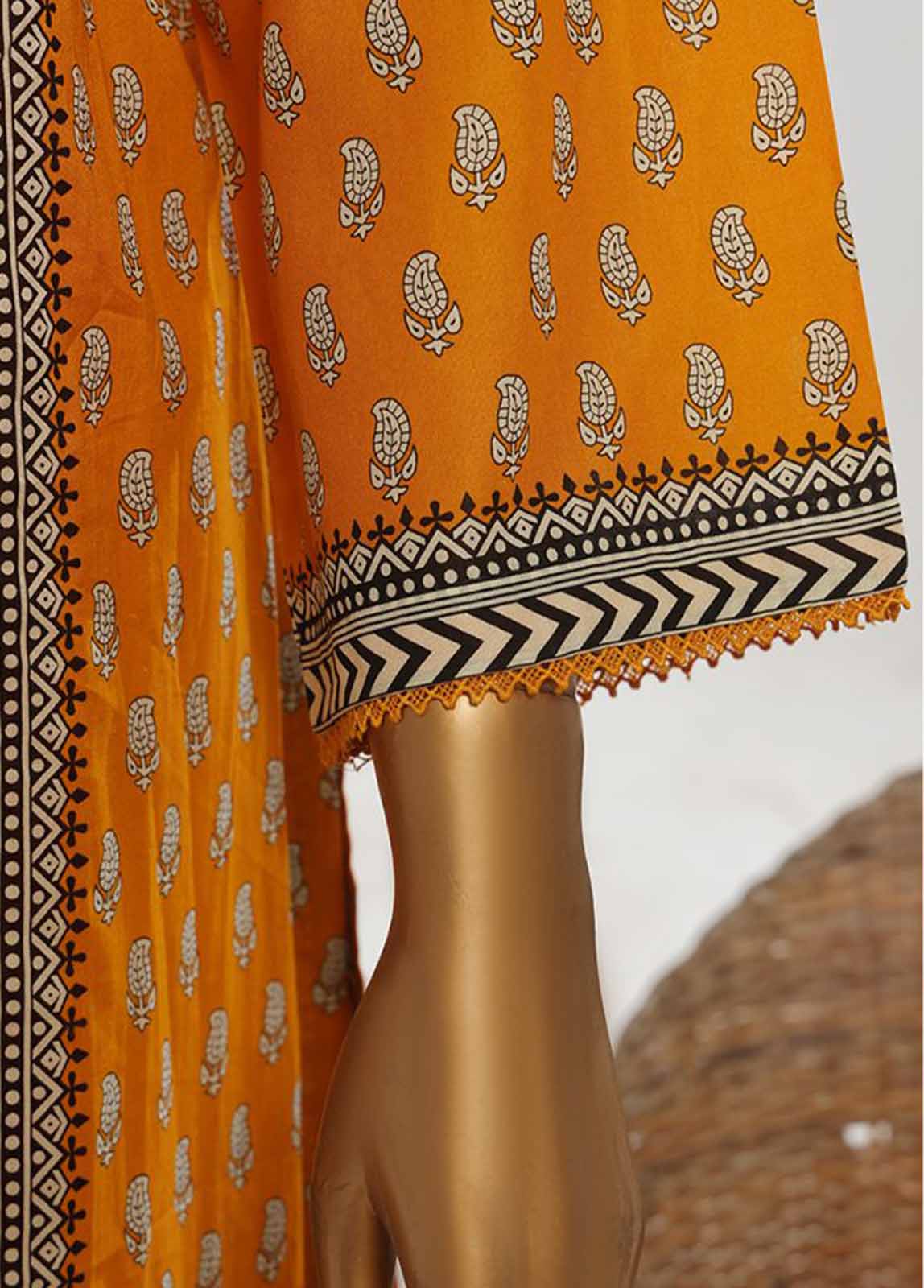 Bin Saeed | Stitch 2 Pc Embroidered Lawn with Gown Collection