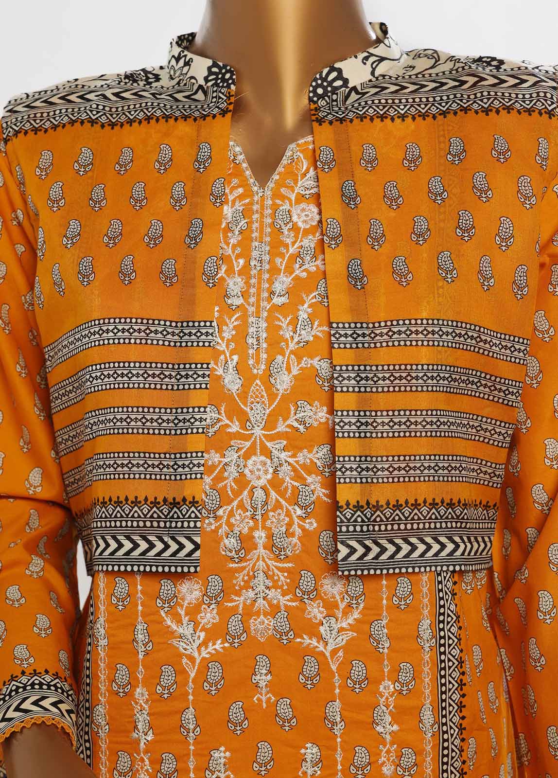 Bin Saeed | Stitch 2 Pc Embroidered Lawn with Gown Collection