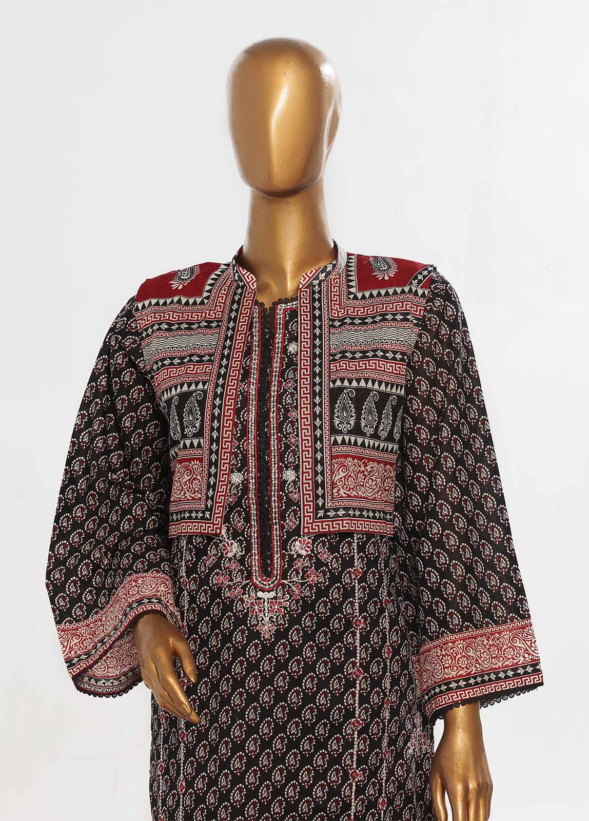 Bin Saeed | Stitch 2 Pc Embroidered Lawn with Gown Collection
