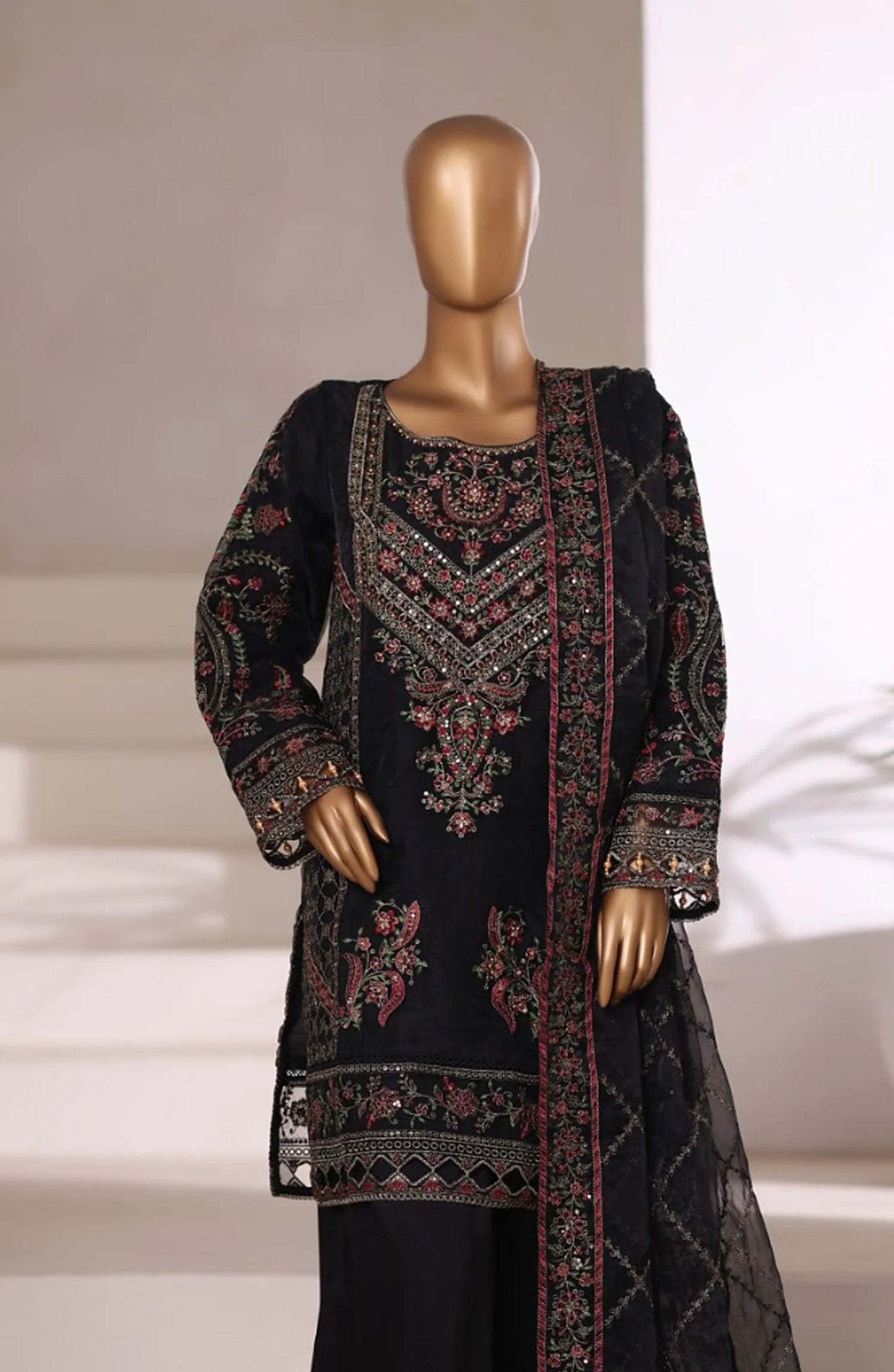 Sada Bahar | Stitch 3 Pc Luxury Embroidered Organza Collection