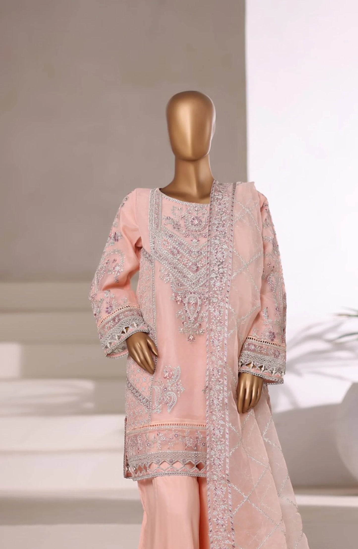 Sada Bahar | Stitch 3 Pc Luxury Embroidered Organza Collection