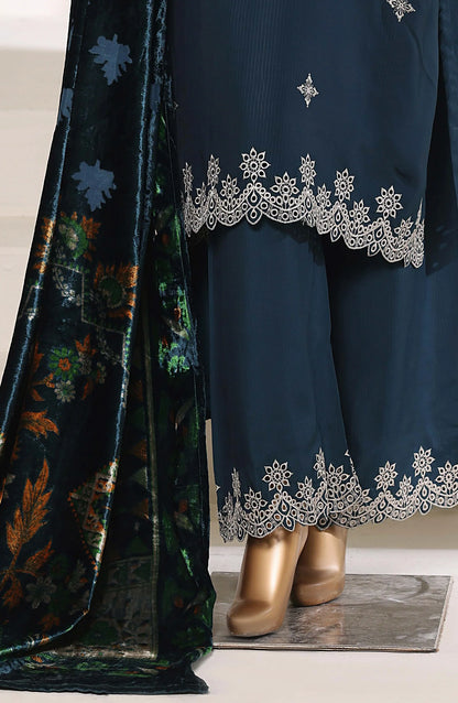 Sada Bahar | Stitch 3 Pc Luxury Embroidered Viscose with Palachi Shawl