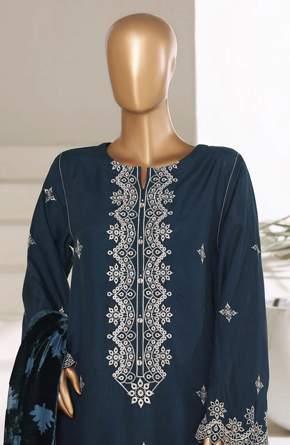 Sada Bahar | Stitch 3 Pc Luxury Embroidered Viscose with Palachi Shawl