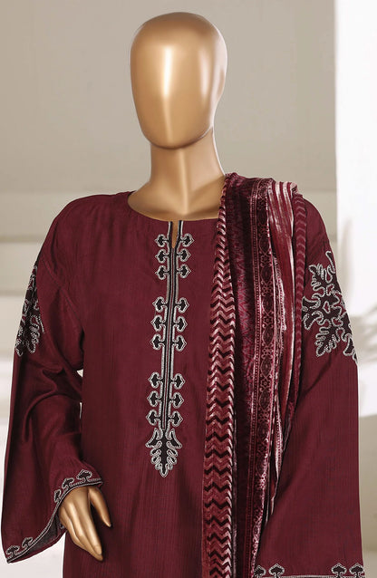 Sada Bahar | Stitch 3 Pc Luxury Embroidered Viscose with Palachi Shawl