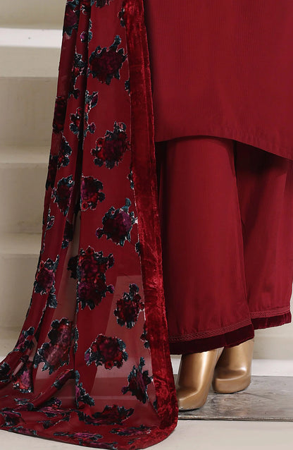 Sada Bahar | Stitch 3 Pc Luxury Embroidered Viscose with Palachi Shawl