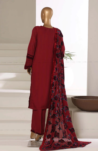 Sada Bahar | Stitch 3 Pc Luxury Embroidered Viscose with Palachi Shawl