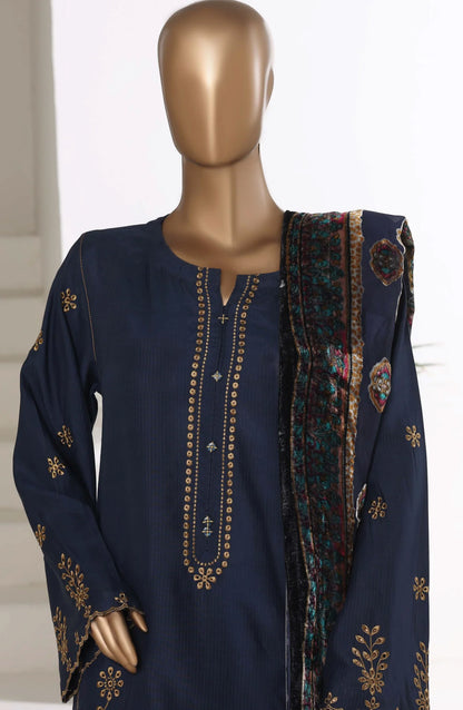 Sada Bahar | Stitch 3 Pc Luxury Embroidered Viscose with Palachi Shawl