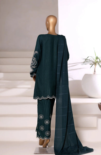 Sadabahar| Stitch 3 Pc Vybe Embroidered Dhanak Collection