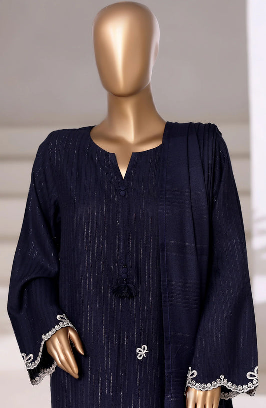 Sadabahar| Stitch 3 Pc Vybe Embroidered Dhanak Collection