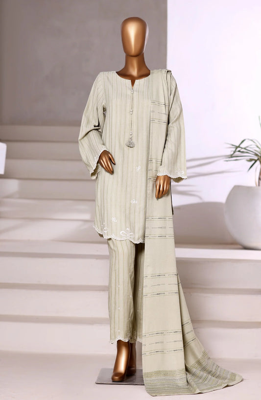 Sadabahar| Stitch 3 Pc Vybe Embroidered Dhanak Collection